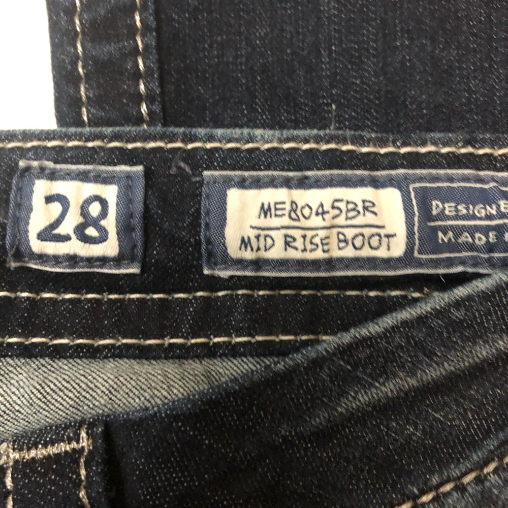 Miss Me Mid Rise Boot Jeans size 28 - Picture 4 of 5